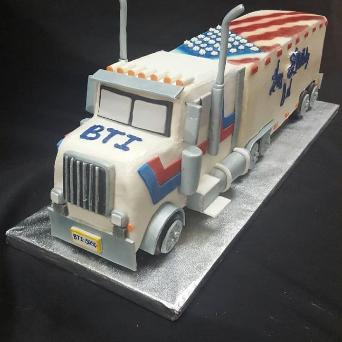 tractor trailer caker