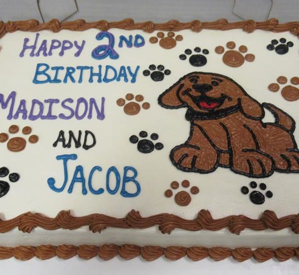 puppy cake
